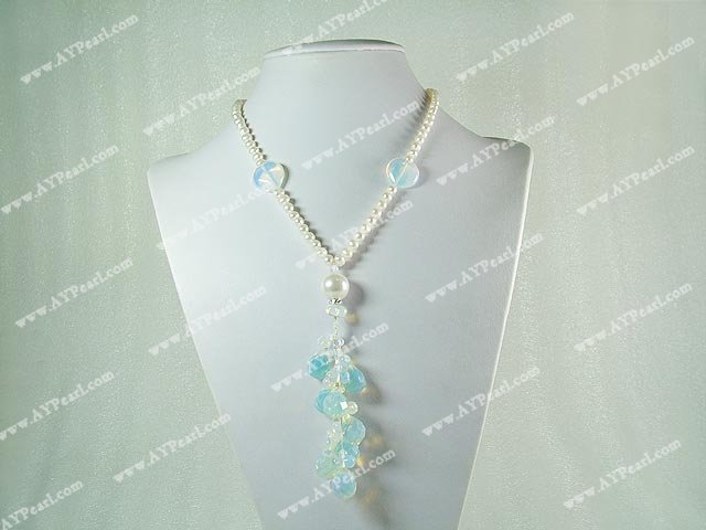 pearl and opal necklace