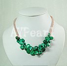Discount AA pearl and turquoise necklace