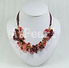 crystal and gemstone necklace under $ 10