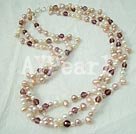 pearl crystal necklace under $ 15