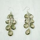 Handmade crystal earrings