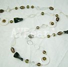 Handmade opal smoky quartz