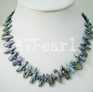 biwa pearl choker necklace