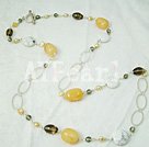 925 silver pearl crystal and gemstone fashion necklace under $ 30