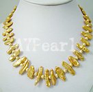 fashion biwa pearl necklace