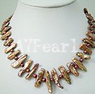biwa pearl choker necklace