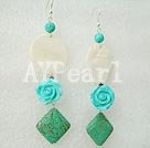 shell turquoise necklace