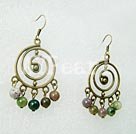 seven colored earrings