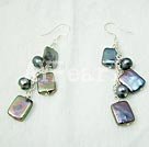 Discount black pearl earrings