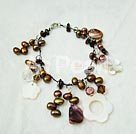 pearl shell crystal bracelet under $ 5