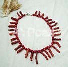 Handmade coral necklace