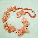Handmade coral necklace
