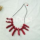Handmade coral necklace