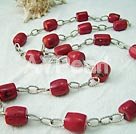 Handmade coral necklace