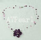Discount austrian crystal flower necklace