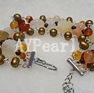 pearl and agate bracelet