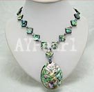 african abalone shell necklace