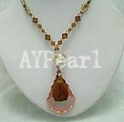 fashion austrian crystal necklace