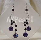 garnet and amethyst earrings under $ 5