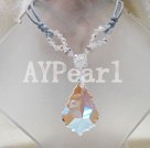 Handmade crystal necklace