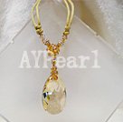 Handmade crystal necklace