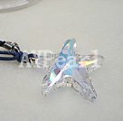 Handmade crystal pendant necklace