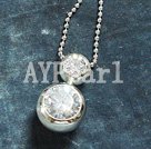 Handmade zicon necklace