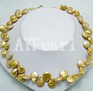 10-12mm monety Pearl Necklace
