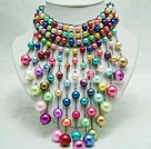 Handmade shell beads necklace