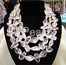 Handmade crystal necklace