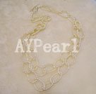 Handmade pearl necklace