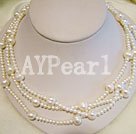 Handmade pearl necklace