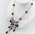 Handmade amethyst necklace