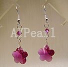 austrian crystal flower earrings