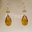 austrian crystal drop earrings