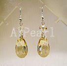 austrian crystal drop earrings