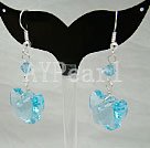 fashion austrian crystal butterfly earrings