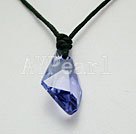Handmade crystal necklace
