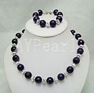 Handmade amethyst set