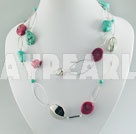 Hademade Coral turquoise necklace