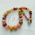 three colored jade necklace under $12