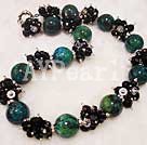 pearl crystal and phoenix stone necklace under $14