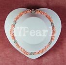 coral choker necklace under $ 3