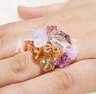 austrian crystal ring