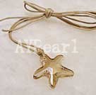 austrian crystal starfish pendant
