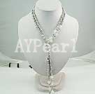 pearl and opal y necklace