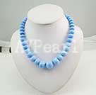 blue aventurine beaded necklace