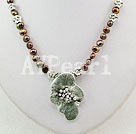 6-7mm dyed pearl necklace