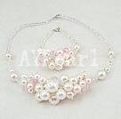 crystal seashell beads sets