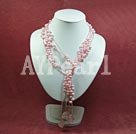 6-7mm dyed pearl necklace